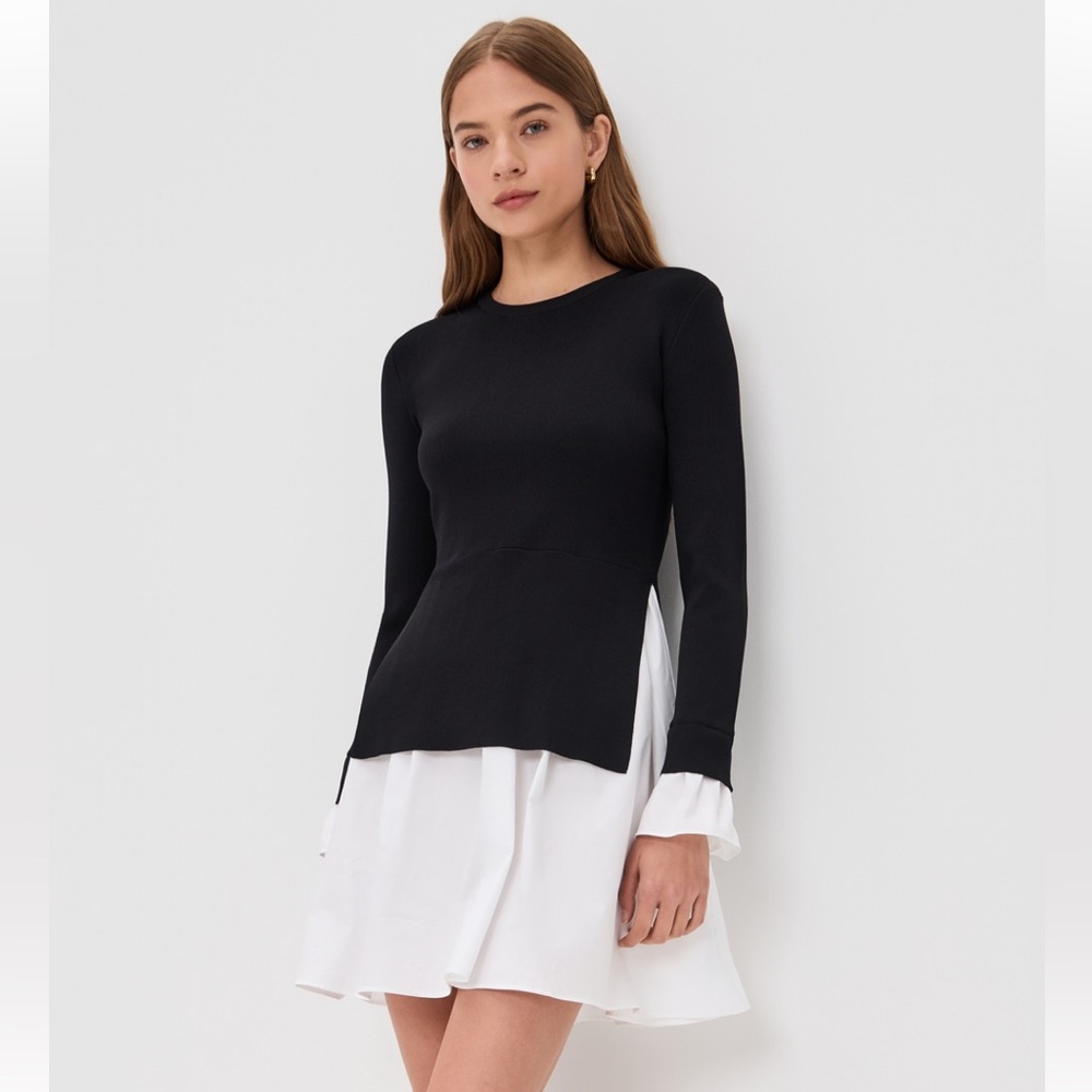 ENGLISH FACTORY Knit Combo Dress - Picture 8 of 12